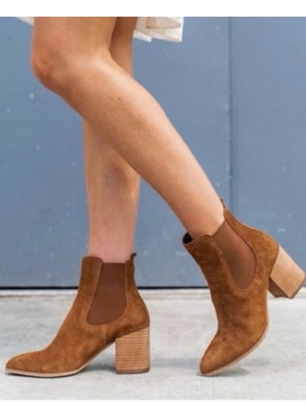 Steve Madden camel Brown suede leather Addy boots - 9M
